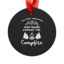 Personalized Campfire Acrylic Ornament - £16.20 GBP
