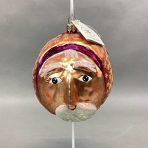 Vtg 1997 Christopher Radko Northern Knight Face Glass Ornament 9716070 - $34.65