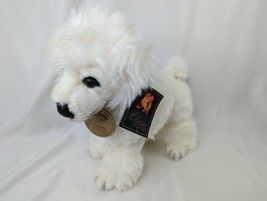 Classic Aurora White Poodle Dog Plush 11 Inch Stuffed Animal Toy - $16.95