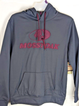 Mossy Oak Pullover Men&#39;s Sweatshirt Hoodie Charcoal Size L - $21.78