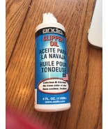 Andis Clippers Clipper Oil 4 oz-Brand New-SHIPS SAME BUSINESS DAY - $12.75