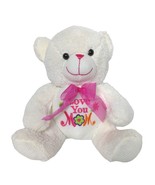 Dan Dee Mother&#39;s Day Bear Embroidered I Love You Mom Plush Stuffed Anima... - $27.72