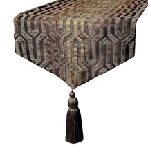 Brown Pinnacle - Brown Velvet Decorative Table Runner - £45.10 GBP+