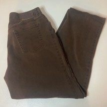 Lauren Ralph Lauren Jeans Womens 14 Petite 30W 27L 30x27 Brown Casual Bu... - $9.93