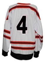Any Name Number All Star Retro Hockey Jersey New Orr White Any Size image 2