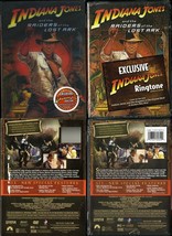 Indiana Jones Raiders Of Lost Ark Dvd 3D Slipcover Ringtone Paramount Video New - £10.51 GBP