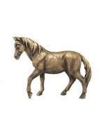 Horse Walking Figurine Resin Bronze Finish 7.5&quot; L - $21.78