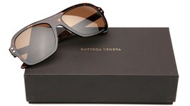 New Bottega Veneta BV0239S 002 Havana Sunglasses 56-18-145mm Italy - £205.40 GBP