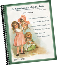 B SHACKMAN Co CATALOG Miniature Flip Books Tin Toys Gifts Paper Dolls No... - £42.37 GBP