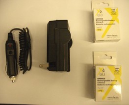 Two NP-FW50 Batteries +Charger For Sony NEX-3 NEX-5 DSLR-SLT-A33 SLT-A35 SLT-A55 - £31.61 GBP