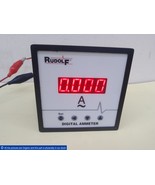 Rudolf R-DM200-A96 Digital Ammeter 5A Class 1.0 220VAC RDM200A96 Fuji Br... - $496.00