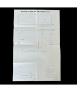 Vintage Mounting Template For Allied 365 Receive Folder Out Poster 21 x ... - $49.49