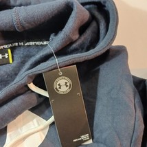 Under Armour Men's Blue & White Drawstring Pullover Hoodie Sweatshirt Size XL image 8