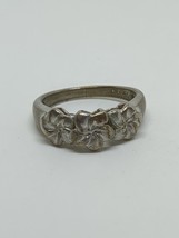 PCU Vintage Sterling Silver 925 Flower Ring Size 6.5 - £15.71 GBP