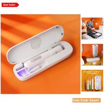 Portable UV Toothbrush Sanitizer Case for Travel - 100-Day Battery Standby - $30.64