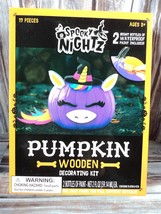 Halloween Pumpkin Jack O&#39;Lantern Decorating Kit - Unicorn Pony - £4.04 GBP