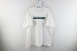 Vtg 90s Mens XL Breckenridge Colorado Spell Out Box Logo T-Shirt White Cotton - £23.70 GBP