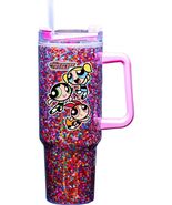 Powerpuff Girls 20969 Acrylic Glitter Beverage Tumbler 40 oz w/ Handle S... - €33,18 EUR
