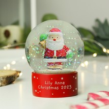 Personalised Any Message Santa Snow Globe - Christmas Globe - Christmas ... - $15.99