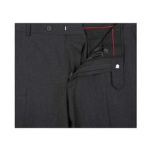 Men RENOIR suit Solid Two Button Business or Formal Slim Fit 202-1 Charcoal gray image 5