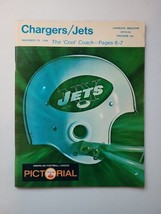 New York Jets vs San Diego Chargers 1968 NFL Game Program 11/24/68 Joe Namath - £28.39 GBP