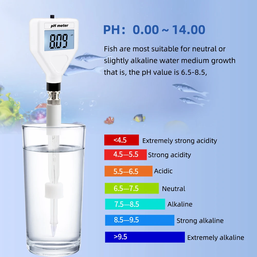 House Home yieryi pH Meter Digital Acidity Meter pH Tester SA Meter Tester for P - £63.14 GBP