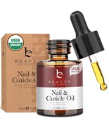 Organic Nail and Cuticle Oil USA Made Nail Oil for Growth Strength with ... - $33.57