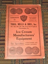 XRARE: ~1899 Thos. Mills Ice Cream Manufacturer&#39;s Equipment catalog illustrated - £144.02 GBP