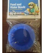 The Krabooz Hermit Crab Food and Water Bowlz, Blue, New - $279.97 MXN