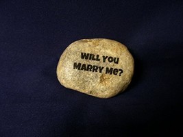 Will You Marry Me Rock Engagement Proposal idea - £14.44 GBP