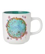 Faith Inspirational Coffee Mug Stoneware 14 oz 4&quot; High Izzy and Oliver - $20.25 CAD