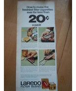 Vintage Laredo Filter Blend Print Magazine Advertisement 1971 - £4.69 GBP