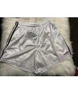 Vintage Adidas Men's White 3-Stripes Shorts Size Large - $24.99