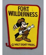 Vtg Fort Wilderness Mickey Mouse Patch Walt Disney Souvenir - $15.57