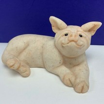 Quarry critters pig figurine stone statue sculpture second nature box Pa... - £23.33 GBP