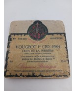 Vougeot 1cr Cru 1984 Wine Label Marble Coaster Studio Verta - $231.50 MXN