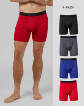 32 Degrees MEN&#39;S 4-PACK ACTIVE MESH BOXER BRIEF 4 PACK - Size LARGE - $31.67