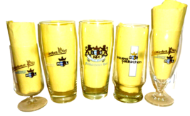 5 Laib &amp; Maris +1976 Feldkirchen Westerham Bier Pils Hell German Beer Glasses - £23.93 GBP