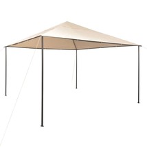  Gazebo Beige Steel frame, Oxford fabric 13.1 x 13.1 x 9.8 ft - $3,397.06 MXN