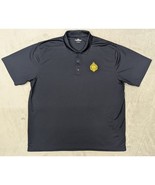 U.S. Naval Academy Polo Shirt XL Mens Navy Scientia Tridens Vansport - €25,43 EUR