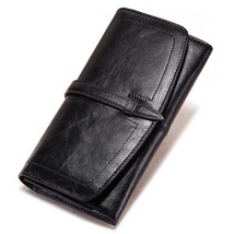KAVIS  Fashion Women Wallets Leather Zipper Wallet Women&#39;s Long Design Purse New - £29.12 GBP