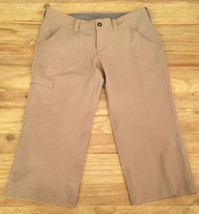 The North Face Almatta Stretch Capri Pant Bermuda Long Short Dune Beige ... - $39.00