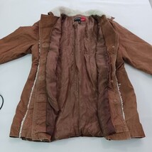 Marcelle Renee Jacket Women's L Brown Genuine Leather Full Button Jacket Pockets image 9