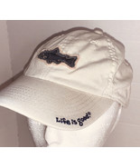 Youth S Life Is Good Tan Cap Applique Fish Embroidered Logo on the Brim GUC - £14.23 GBP