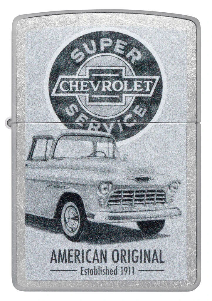 Zippo Lighter - Chevrolet The American Original Street Chrome - 48757 - $24.12