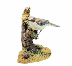 Sparrow bookend figurine sculpture bible verse bird book end vtg Matthew... - $94.05
