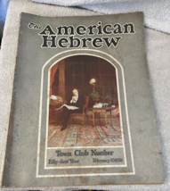 The American Hebrew Magazine Feb 1930 Town Club Number RARE - £15.27 GBP