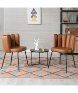 Dining Chairs Set of 2 Modern Pu Leather - £169.18 GBP