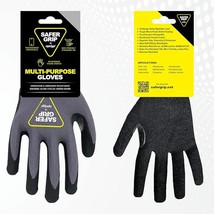 Nitrile Coated Work Gloves with Touchscreen - Safer Grip by OPNBar - £9.22 GBP+