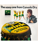 1966 Canada Dry Wink Soda Advertisement Vintage Grapefruit Pop Beverage ... - $35.02 CAD